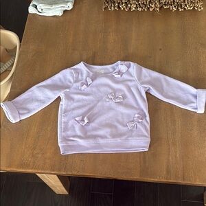 Child of Mine lavender fleece sweatshirt